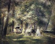 Pierre Renoir Inthe St Cloud Park Spain oil painting artist